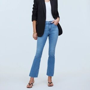 Madewell Midrise Kick Out Crop Jeans